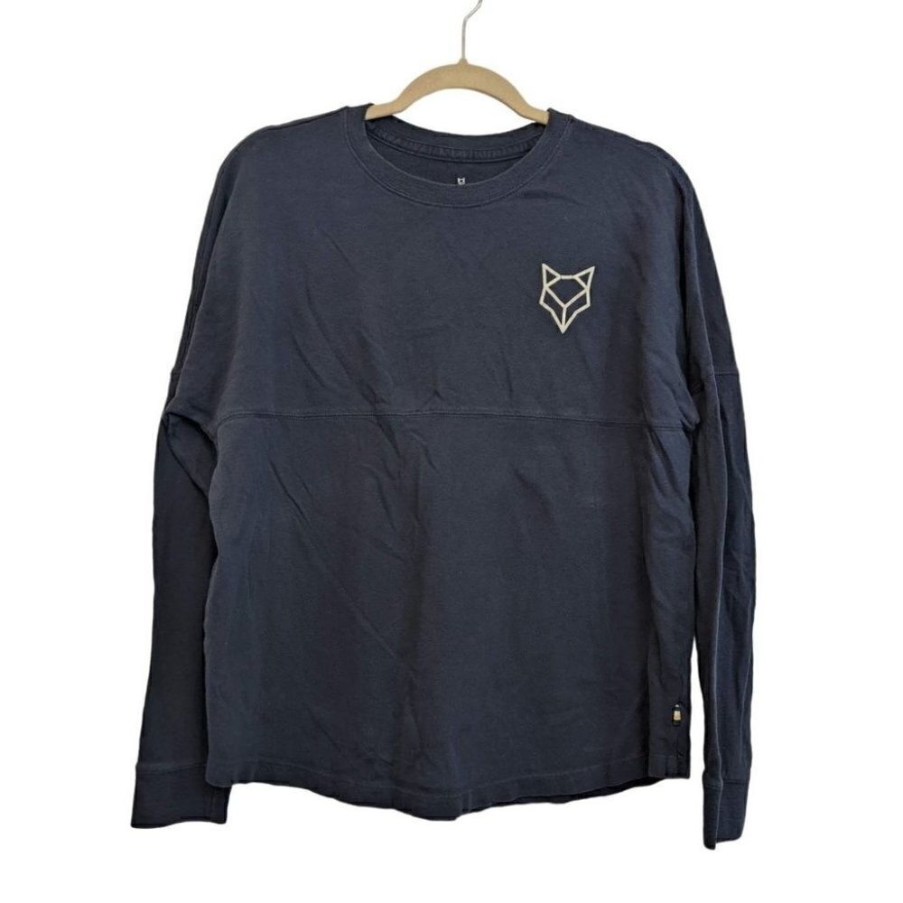 Prince & Fox Navy Long Sleeve Shirt Womens Size Small